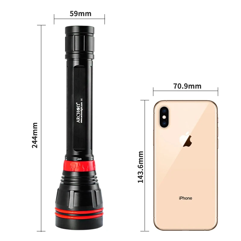 4000LM 4-LED 100M Su Geçirmez  - Underwater Flashlight incelemesi ve fiyatı